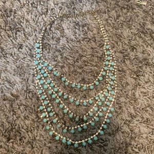 Turquoise layered necklace